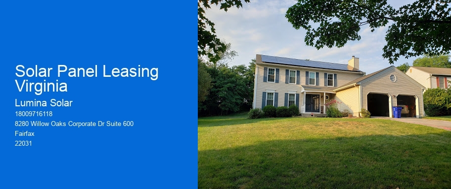Solar Panel Leasing Virginia