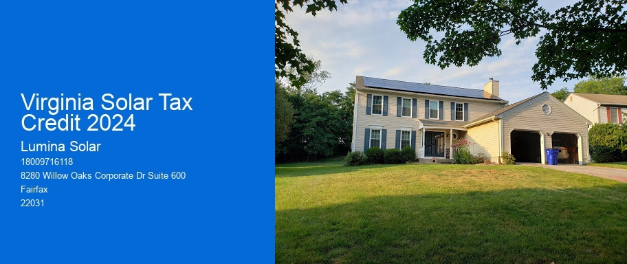 Virginia Solar Tax Credit 2024
